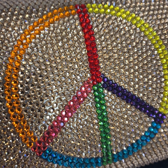 Sylvia Toledano Peace Please Box Clutch - Picture 2 of 9